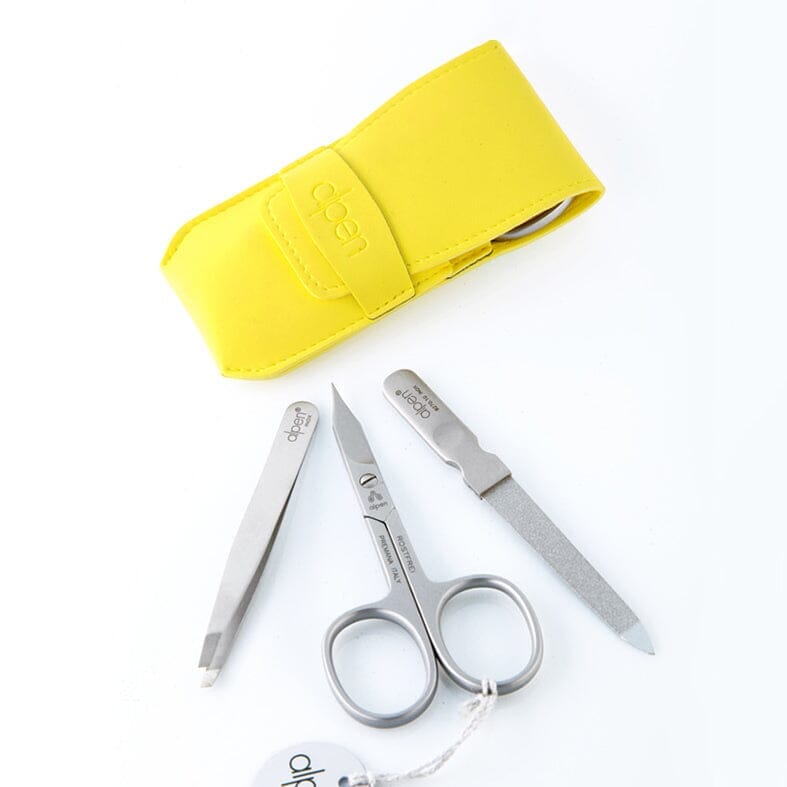Alpen 3-Piece Manicure Set with Leather Flap Case Manicure Set Alpen