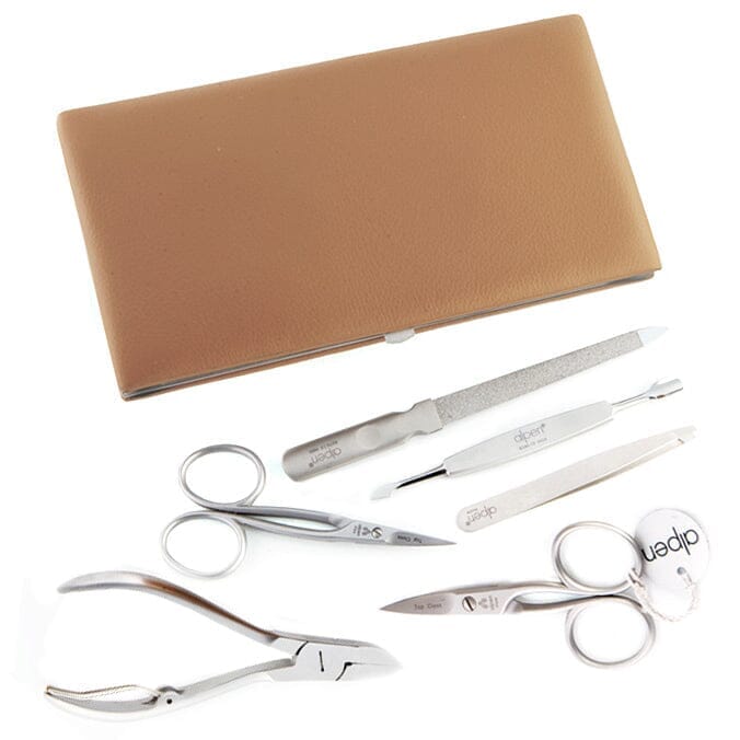 Alpen 6-Piece Manicure Set with Leather Case Manicure Set Alpen