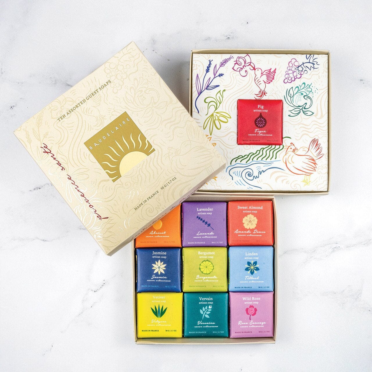 Provence Santé Guest Soap Assortment Box Body Soap Baudelaire