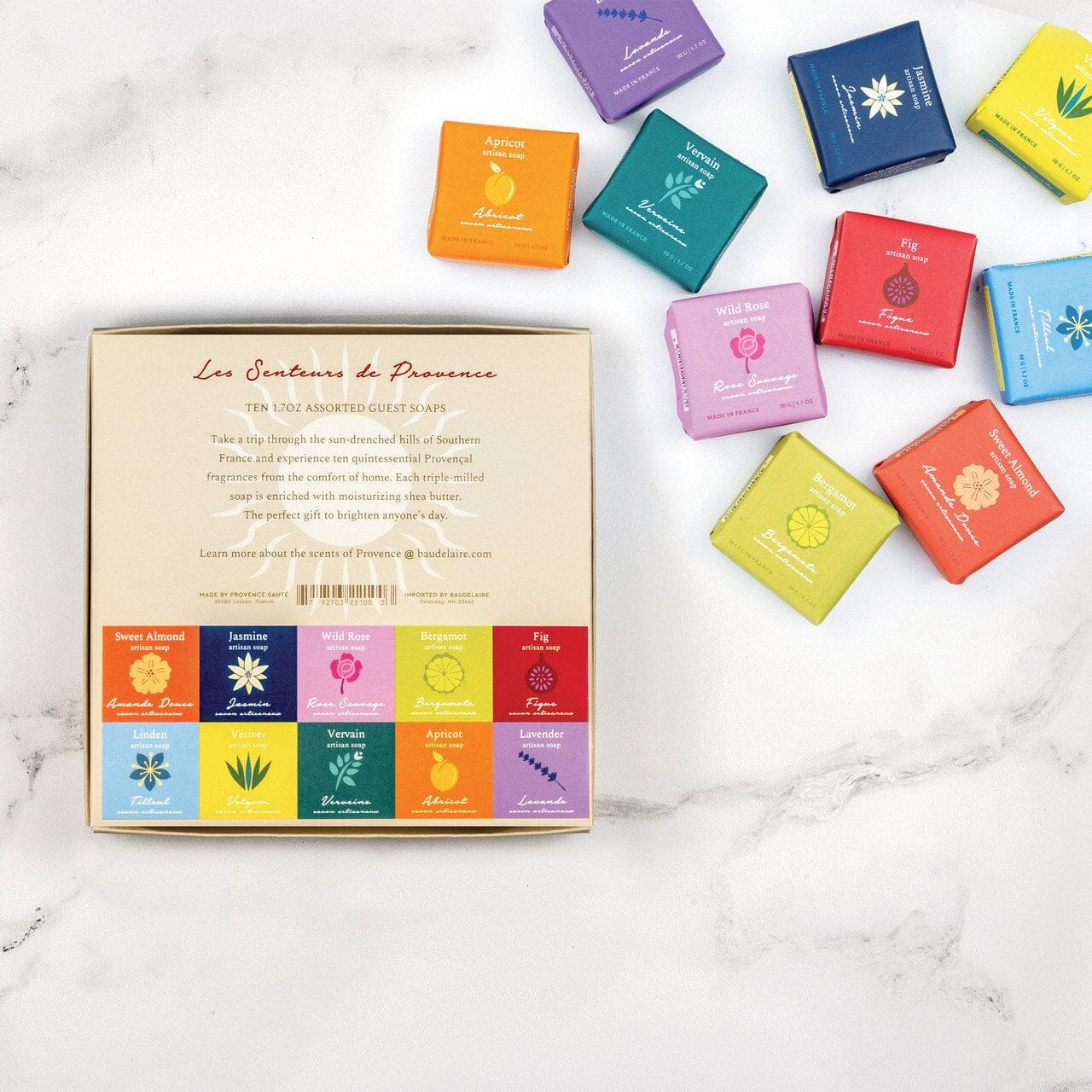 Provence Santé Guest Soap Assortment Box Body Soap Baudelaire