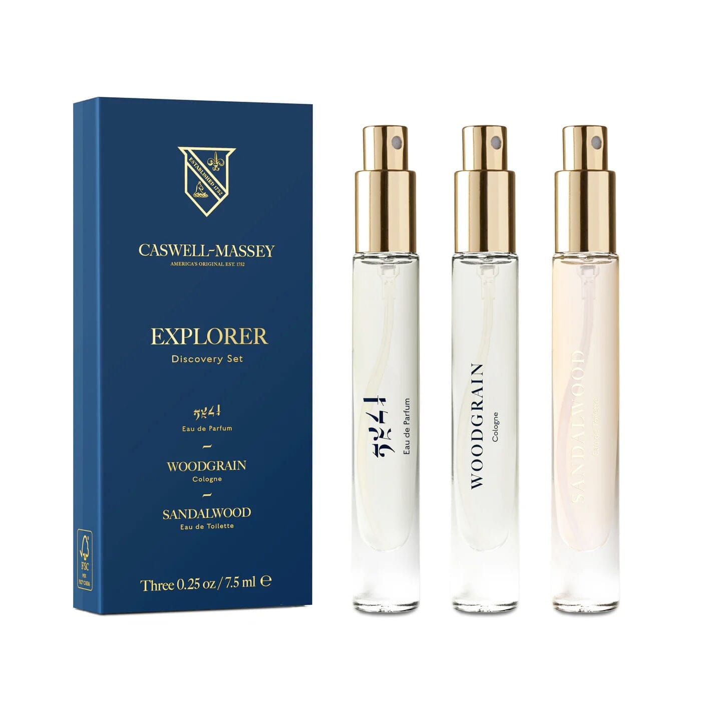 Caswell-Massey Explorer Discovery Set Men's Fragrance Caswell-Massey