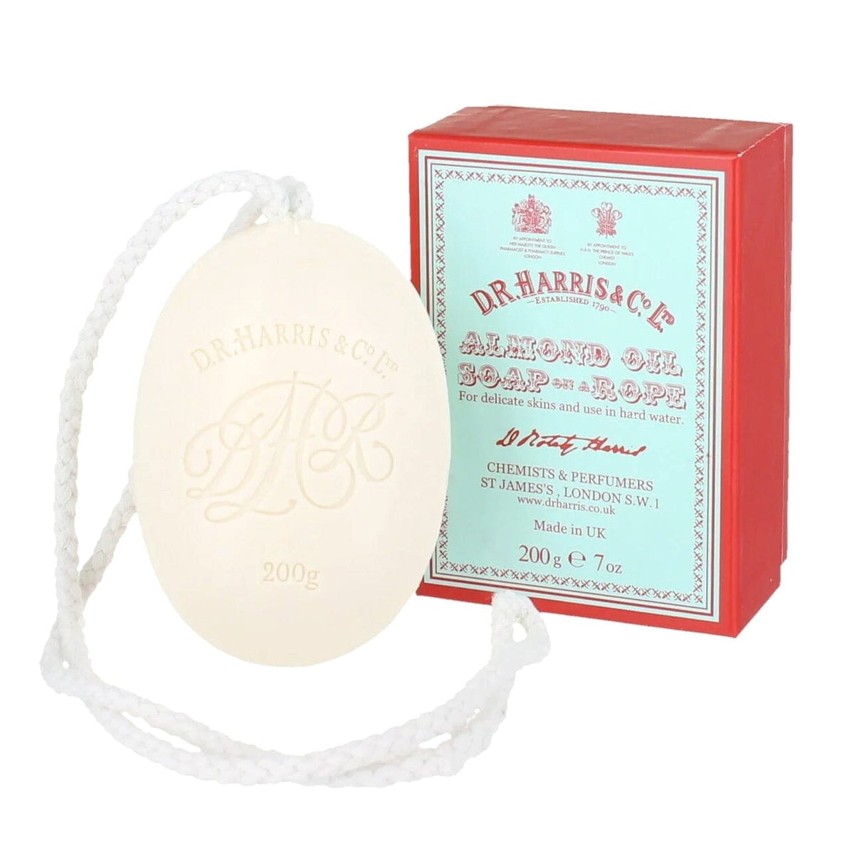 D.R. Harris Almond Oil Soap-on-a-Rope Soap Bar D.R. Harris & Co