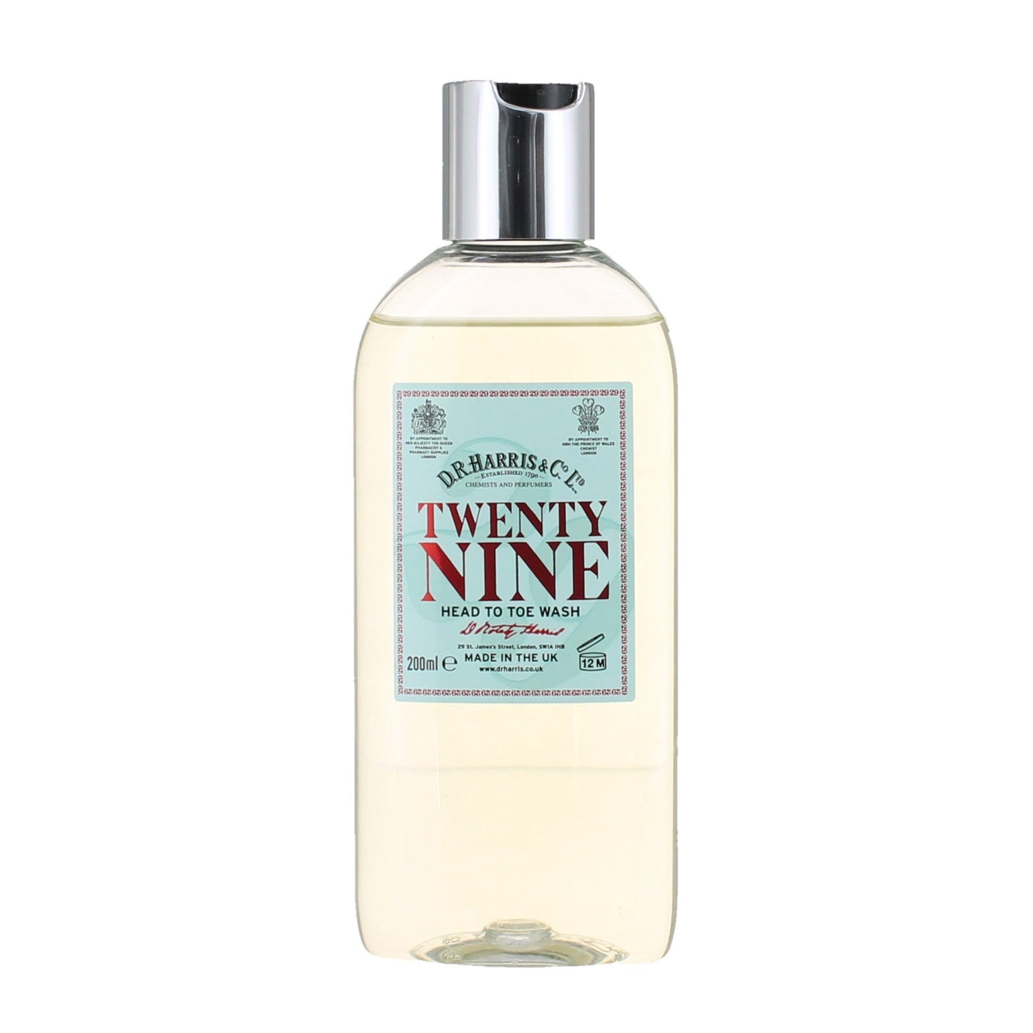 D.R. Harris Twenty Nine Head to Toe Wash Men's Body Wash D.R. Harris & Co