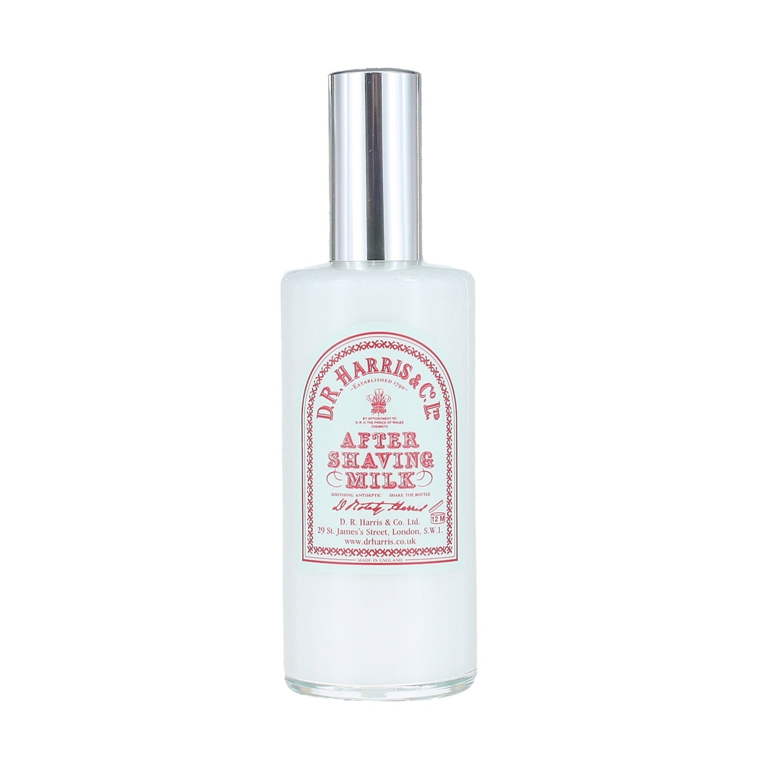 D.R. Harris Aftershave Milk Aftershave Balm D.R. Harris & Co 100 ml Glass Bottle with Applicator
