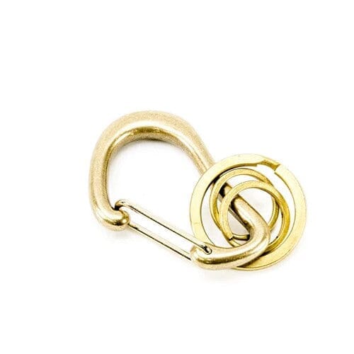 Diarge Brass Carabiner Keyring Keyring Diarge Gold