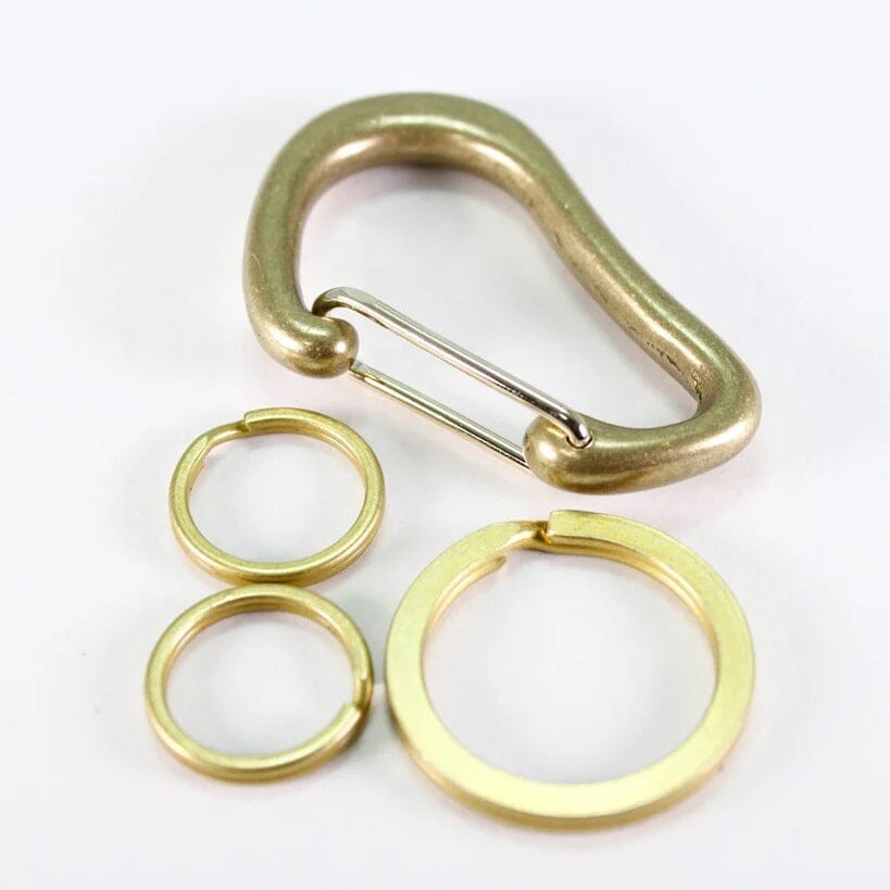 Diarge Brass Carabiner Keyring Keyring Diarge