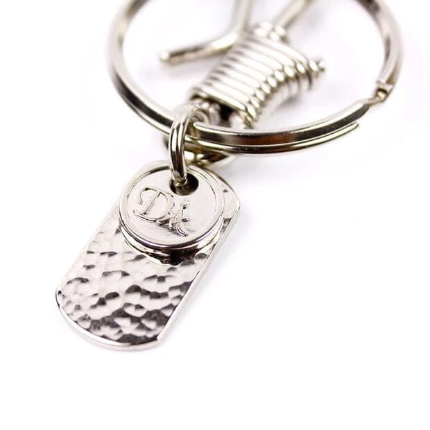 Diarge Hook Chasing Plate Keyring Keyring Diarge