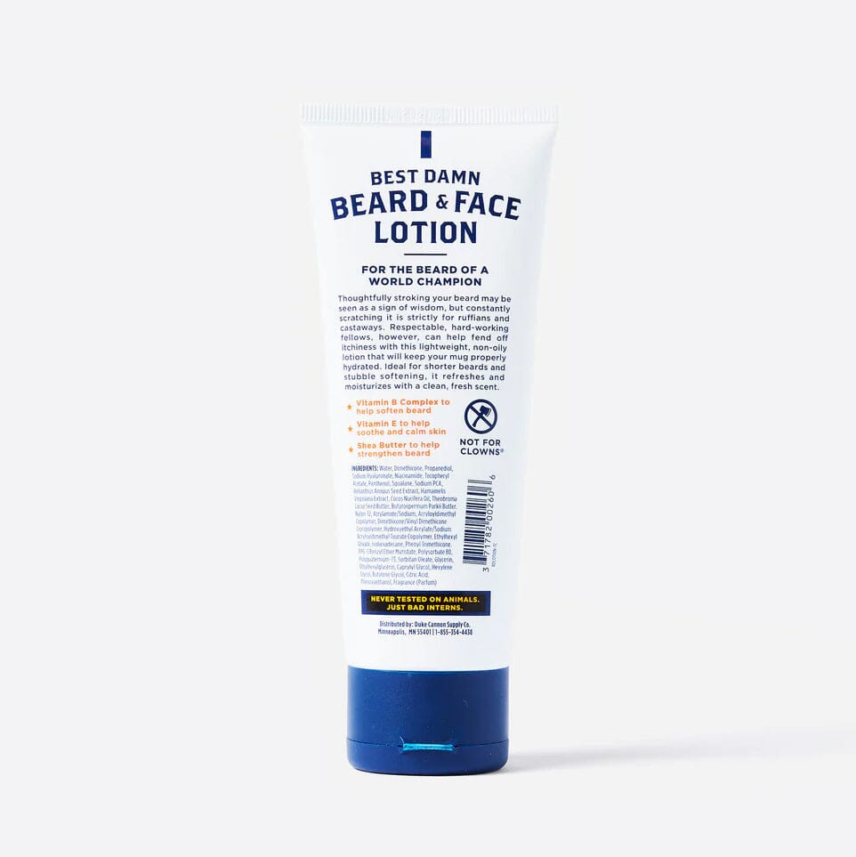 Duke Cannon Supply Co. Best Damn Beard & Face Lotion Beard and Face Balm Duke Cannon Supply Co