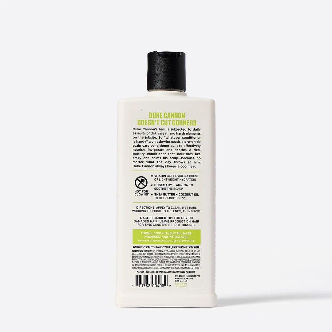 Duke Cannon Superior Grade® Scalp Care Conditionder Hair Conditioner Duke Cannon Supply Co
