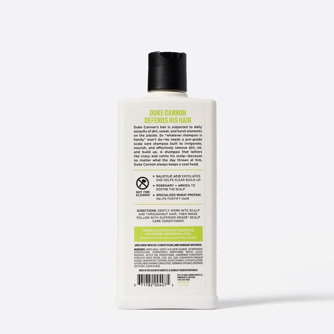 Duke Cannon Superior Grade® Scalp Care Shampoo Men's Shampoo Duke Cannon Supply Co