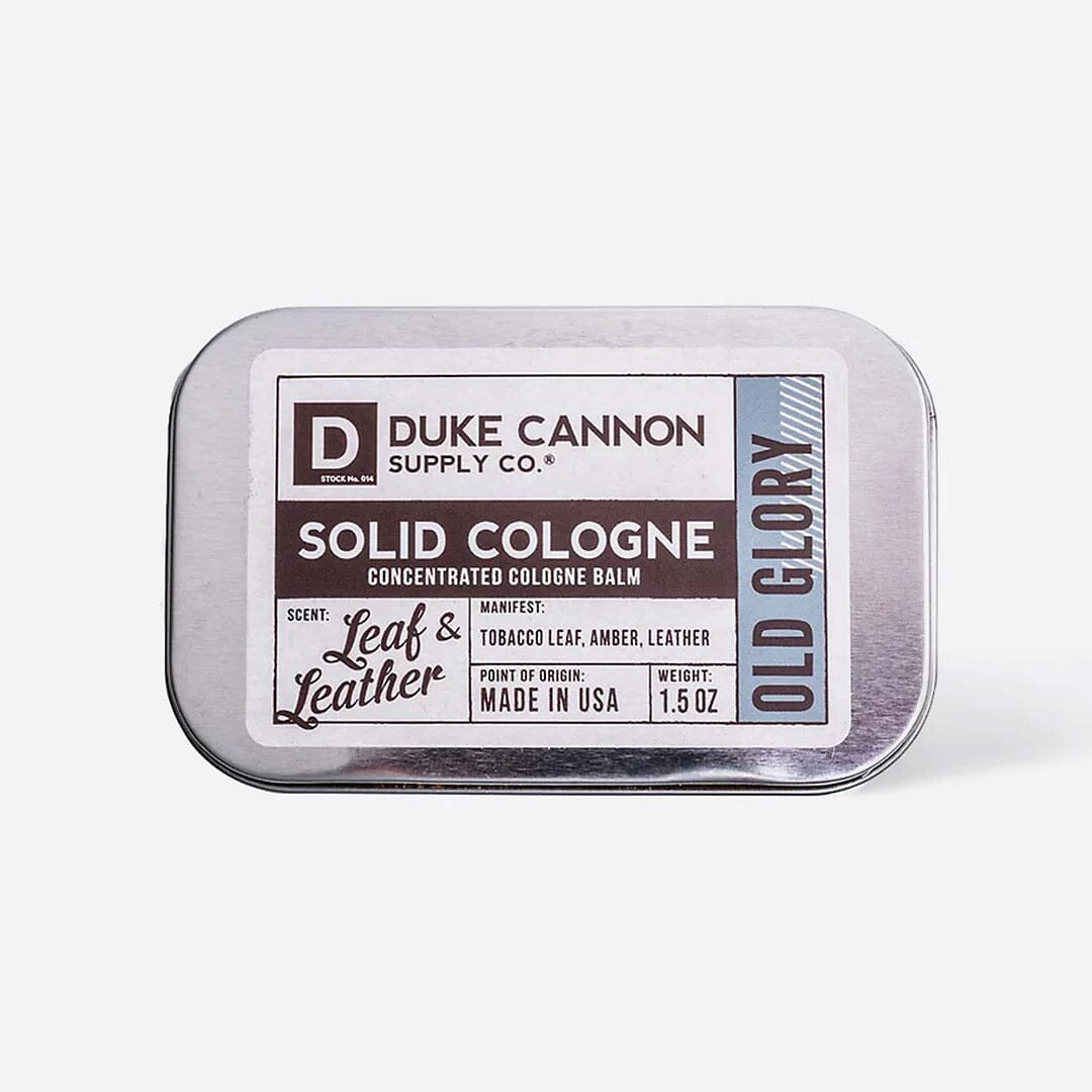 Duke Cannon Supply Co. Solid Cologne Fragrance for Men Duke Cannon Supply Co Old Glory - Leaf & Leather