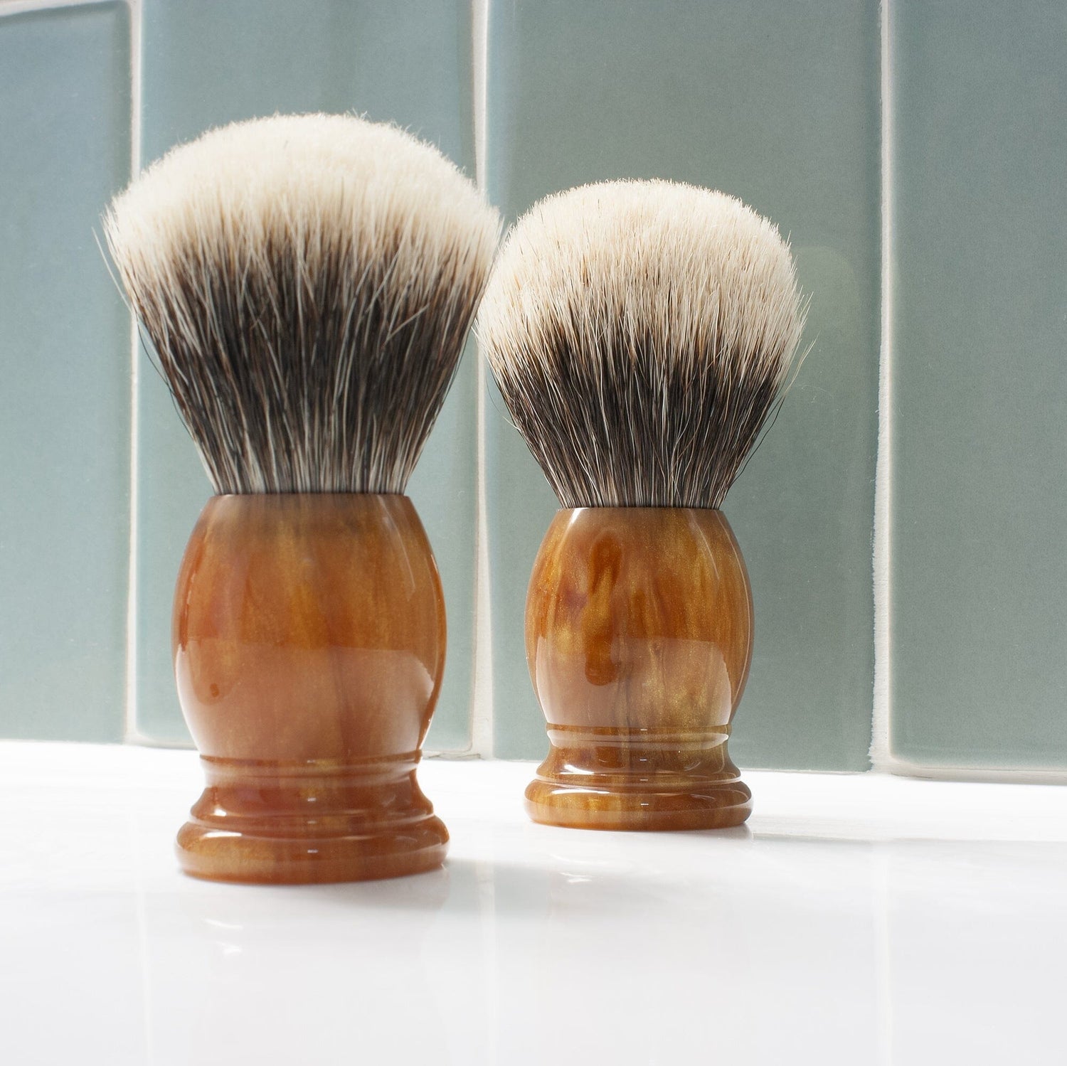 Fendrihan 2-Band Finest Silvertip Shaving Brush Badger Bristles Shaving Brush Fendrihan