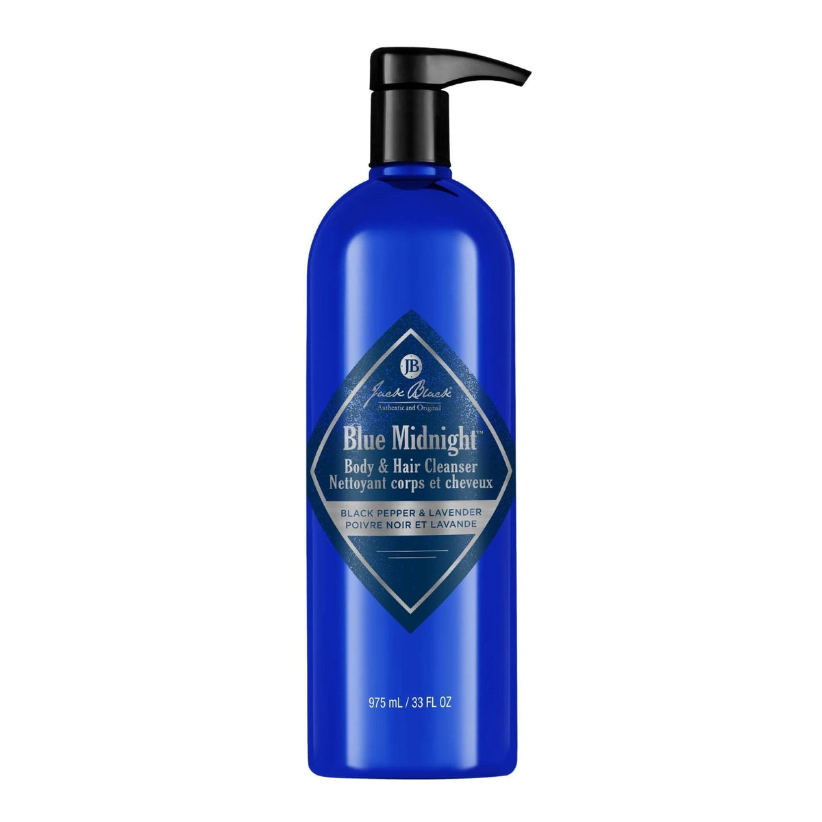 Jack Black Blue Midnight Body & Hair Cleanser Hair & Body Shampoo Jack Black 33 oz (975 ml)