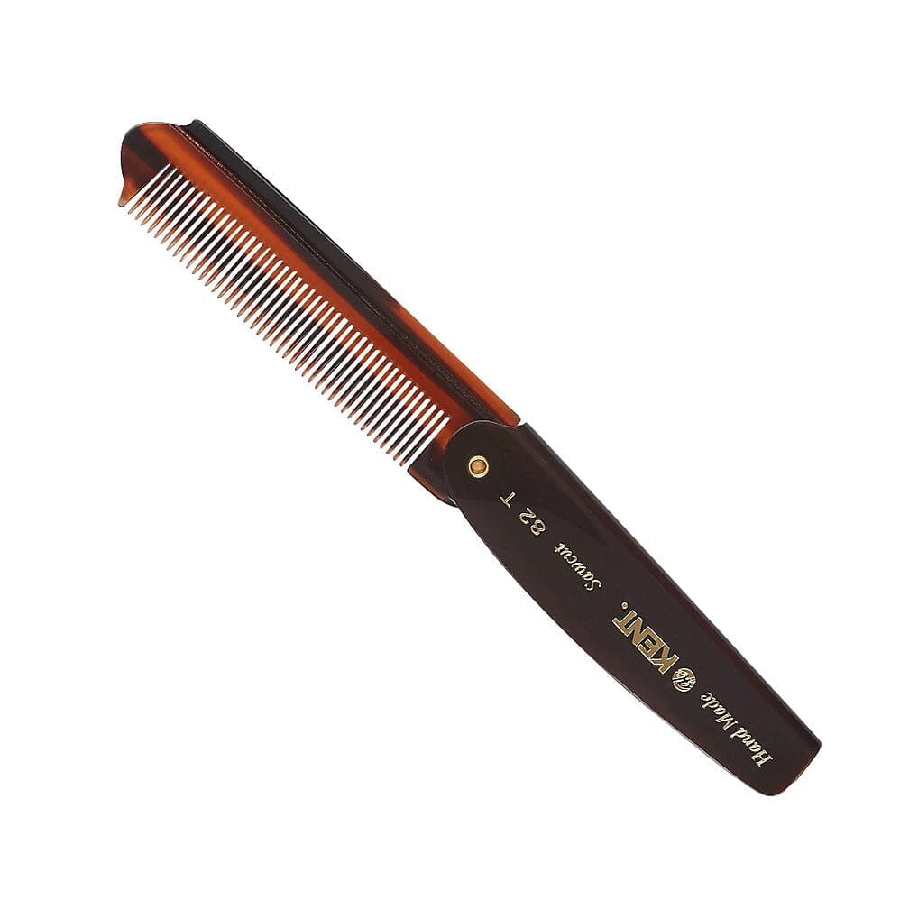 Kent 82T Folding Comb for Fine Hair Comb Kent