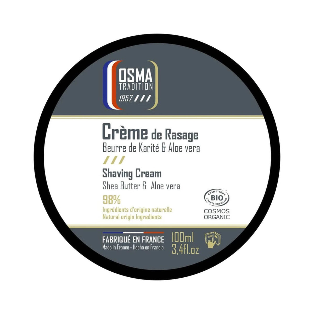Osma Cosmos Organic Shaving Cream Shaving Cream Laboratoires Osma Classic