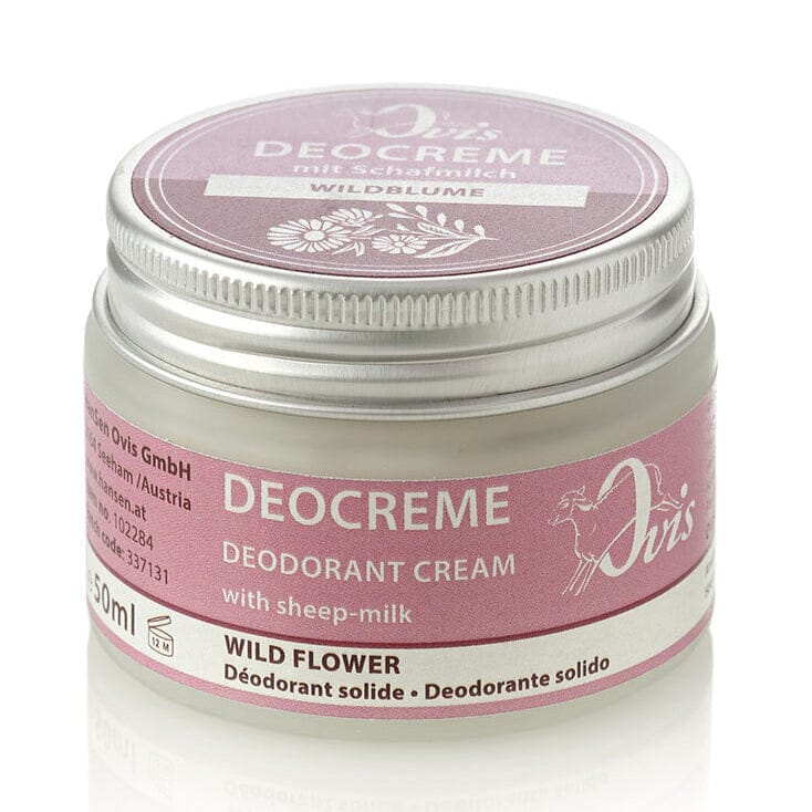 Ovis Deodorant Cream Deodorant Ovis Wild Flower 50 g (Glass Jar)