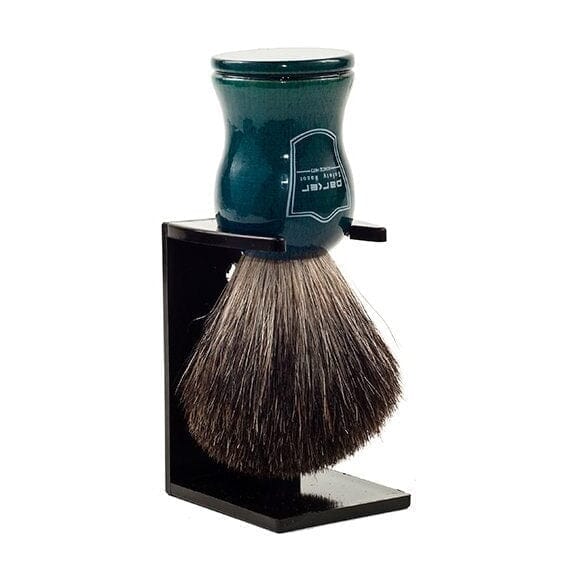Parker Black Badger Shaving Brush with Stand Shaving Brush Parker Razors