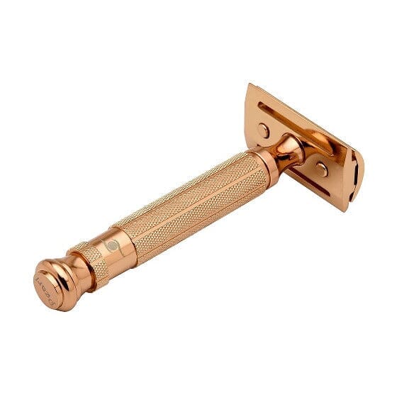 Pearl Shaving L-55 Double Edge Safety Razor, Mellow Apricot Safety Razor Pearl Shaving