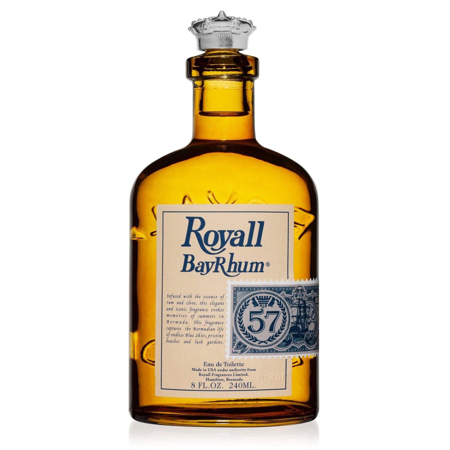 Royall Bay Rhum '57 Eau de Toilette Fragrance for Men Royall Lyme Bermuda Splash: 8 fl oz (240 ml)