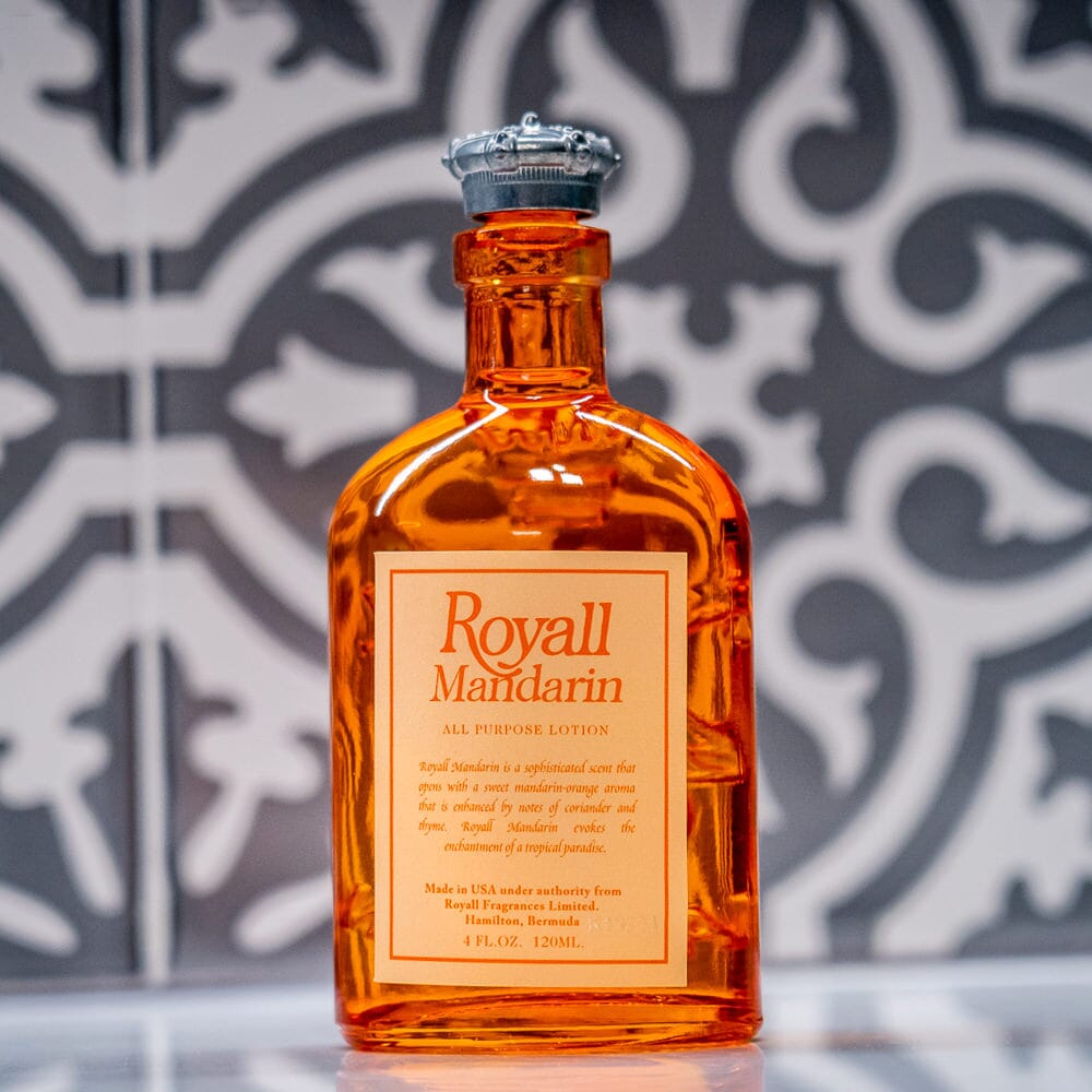 Royall Mandarin All Purpose Lotion, 4 oz Natural Spray Men's Fragrance Royall Lyme Bermuda