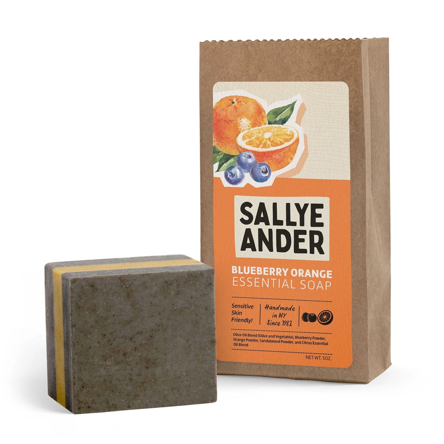 SallyeAnder Essential Soap Bar Body Soap SallyeAnder Blueberry Orange