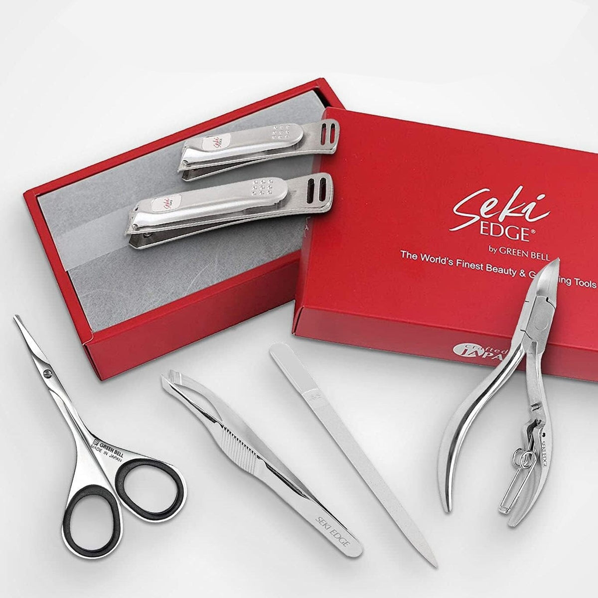 Seki Edge Craftsman 6-Piece Luxury Grooming Kit Manicure Set Seki Edge