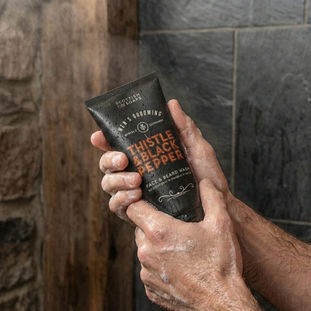 Scottish Fine Soaps Thistle & Black Pepper Face & Beard Wash Face Wash Scottish Fine Soaps