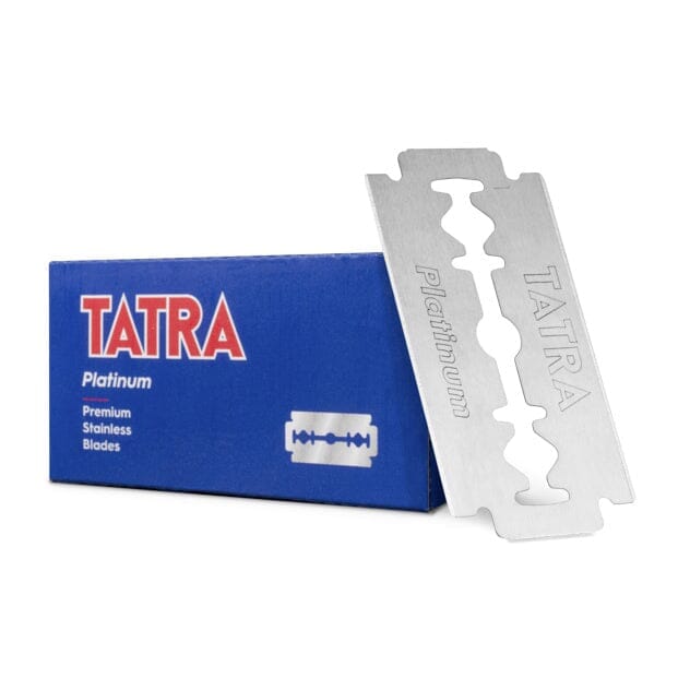10 Tatra Platinum Double Edge Safety Razor Blades Razor Blades Tatra