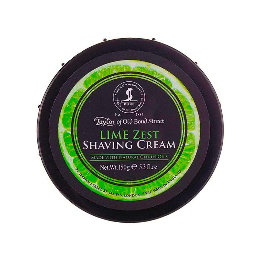 Taylor of Old Bond Street Shaving Cream Bowl, Lime Zest Shaving Cream Taylor of Old Bond Street