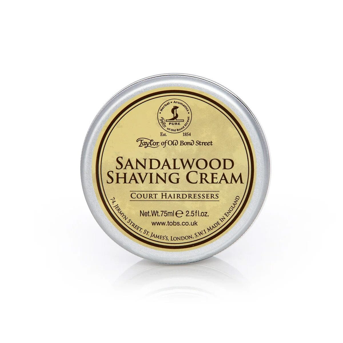 Taylor of Old Bond Street Shaving Cream Bowl, Sandalwood Shaving Cream Taylor of Old Bond Street 2.5 oz (70 g)
