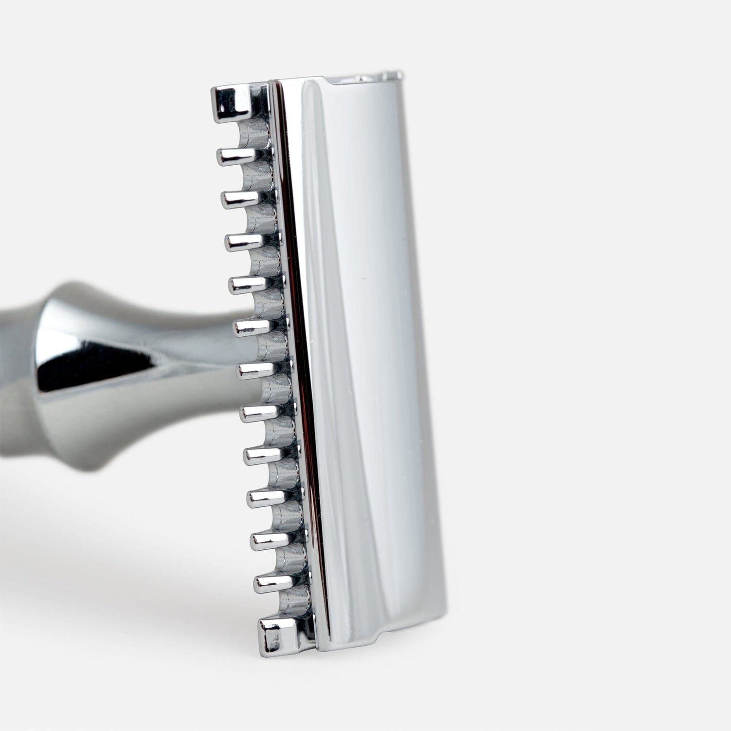 Timor® Giesen & Forsthoff 1920 Open Comb Safety Razor with Short Stainless Steel Handle Double Edge Safety Razor Timor