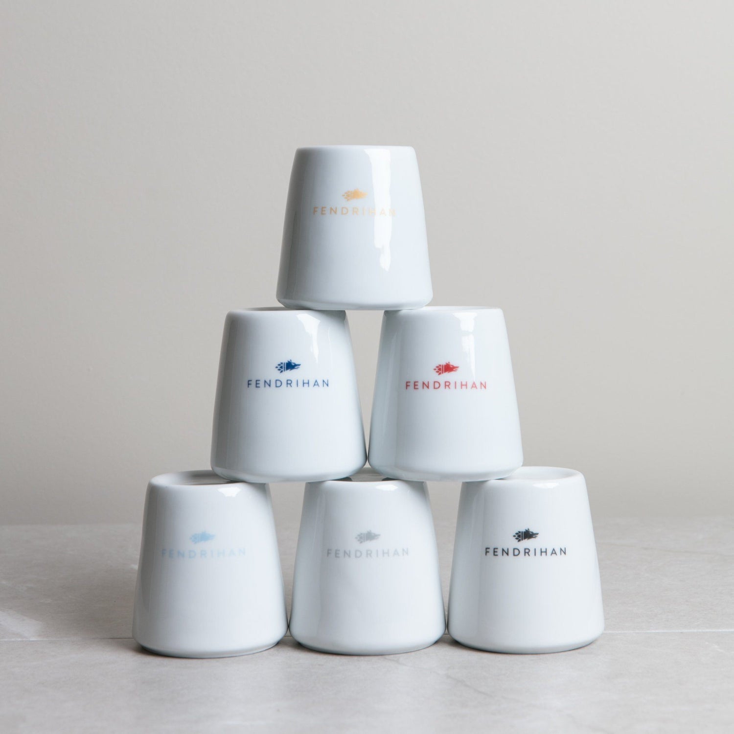 Fendrihan Porcelain Cylindrical Blade Bank Razor Blades Disposal Case Fendrihan