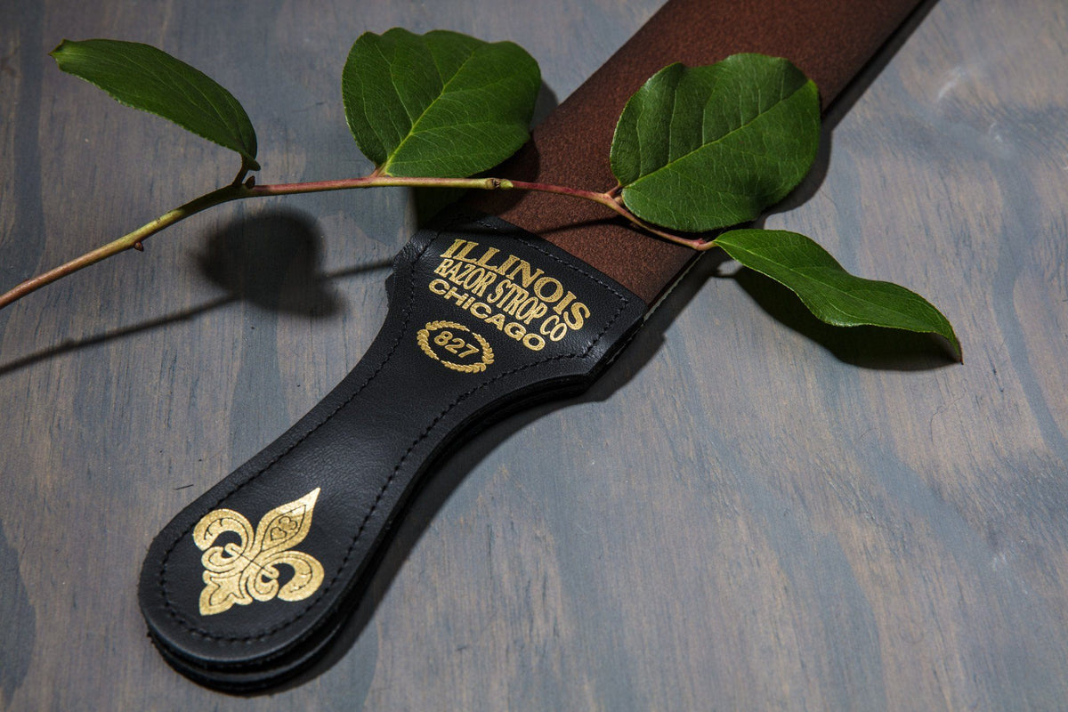 Illinois Razor Strop Co. 827 Imperial Russia Leather Strop Leather Strop Illinois Strop Co
