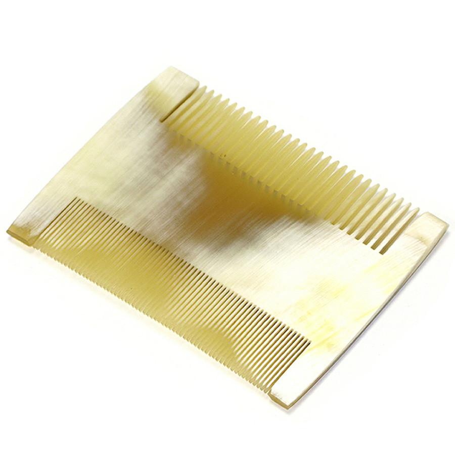 Abbeyhorn Ox Horn Double Sided Comb, 92mm Comb Abbeyhorn