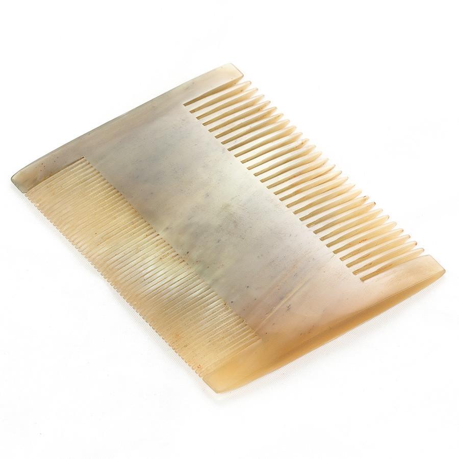 Abbeyhorn Ox Horn Double Sided Comb, 92mm Comb Abbeyhorn