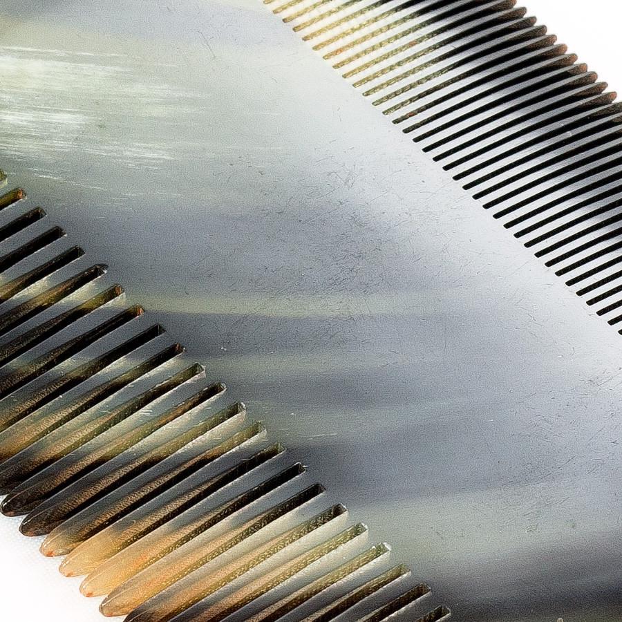 Abbeyhorn Ox Horn Double Sided Comb, 92mm Comb Abbeyhorn