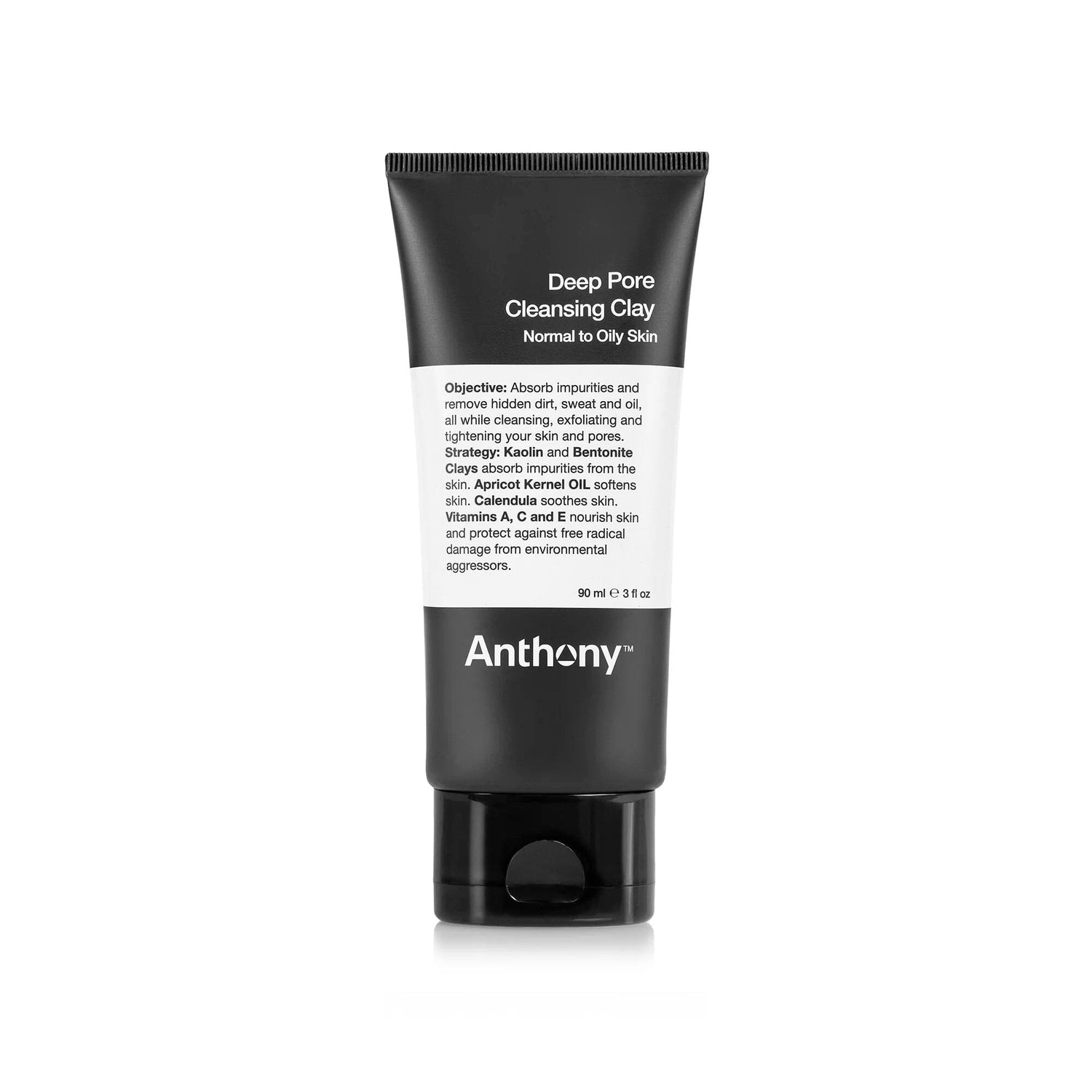 Anthony Deep Pore Cleansing Clay Face Cleansers Masks and Scrubs Anthony