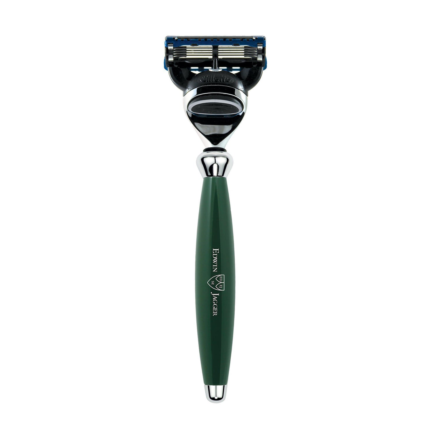 Edwin Jagger Bulbous Gillette Fusion ProGlide Razor Cartridge Type Safety Razor Edwin Jagger Green
