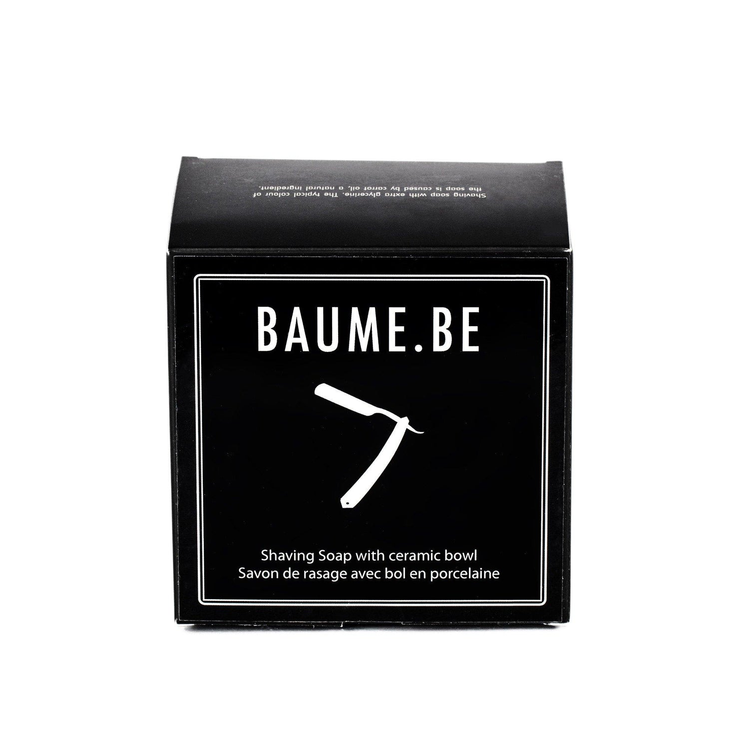 Baume.Be Shaving Soap in Ceramic Bowl Shaving Bowl and Soap Baume.Be