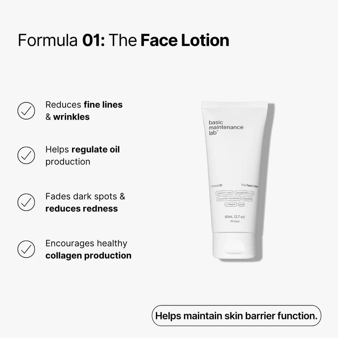 Basic Maintenance Lab™ The Face Lotion Lotion & Moisturizer Basic Maintenance Lab™