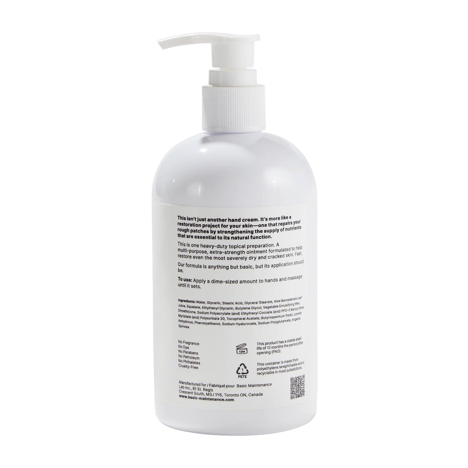 Basic Maintenance Lab™ The Super Cream Lotion & Moisturizer Basic Maintenance Lab™