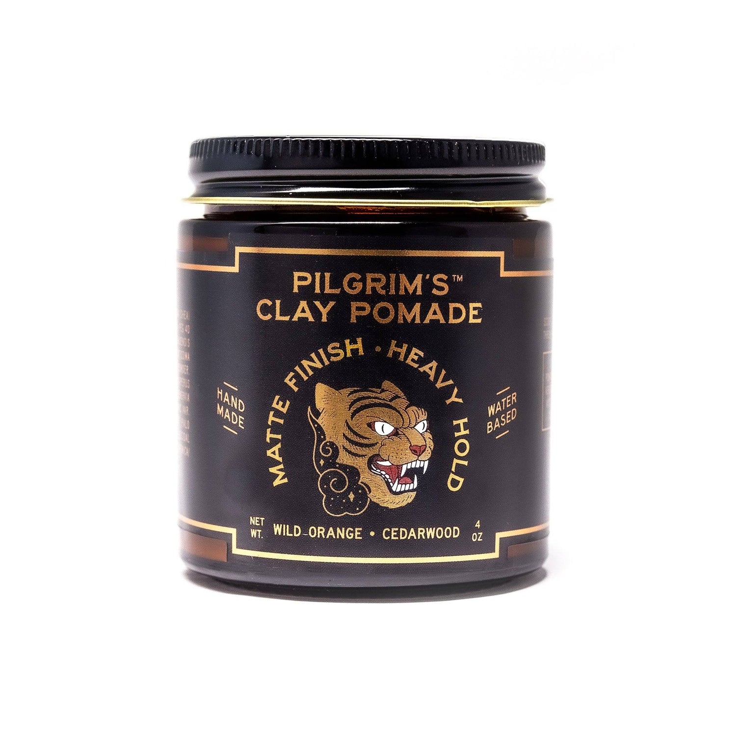 Brooklyn Grooming Clay Pomade, Wild Orange and Cedarwood Hair Clay Brooklyn Grooming Co
