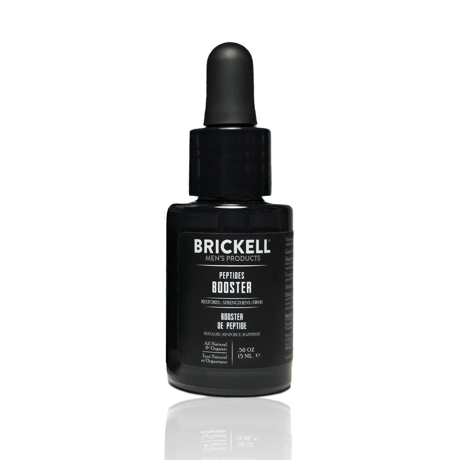 Brickell Protein Peptides Booster for Men Face Moisturizer and Toner Brickell