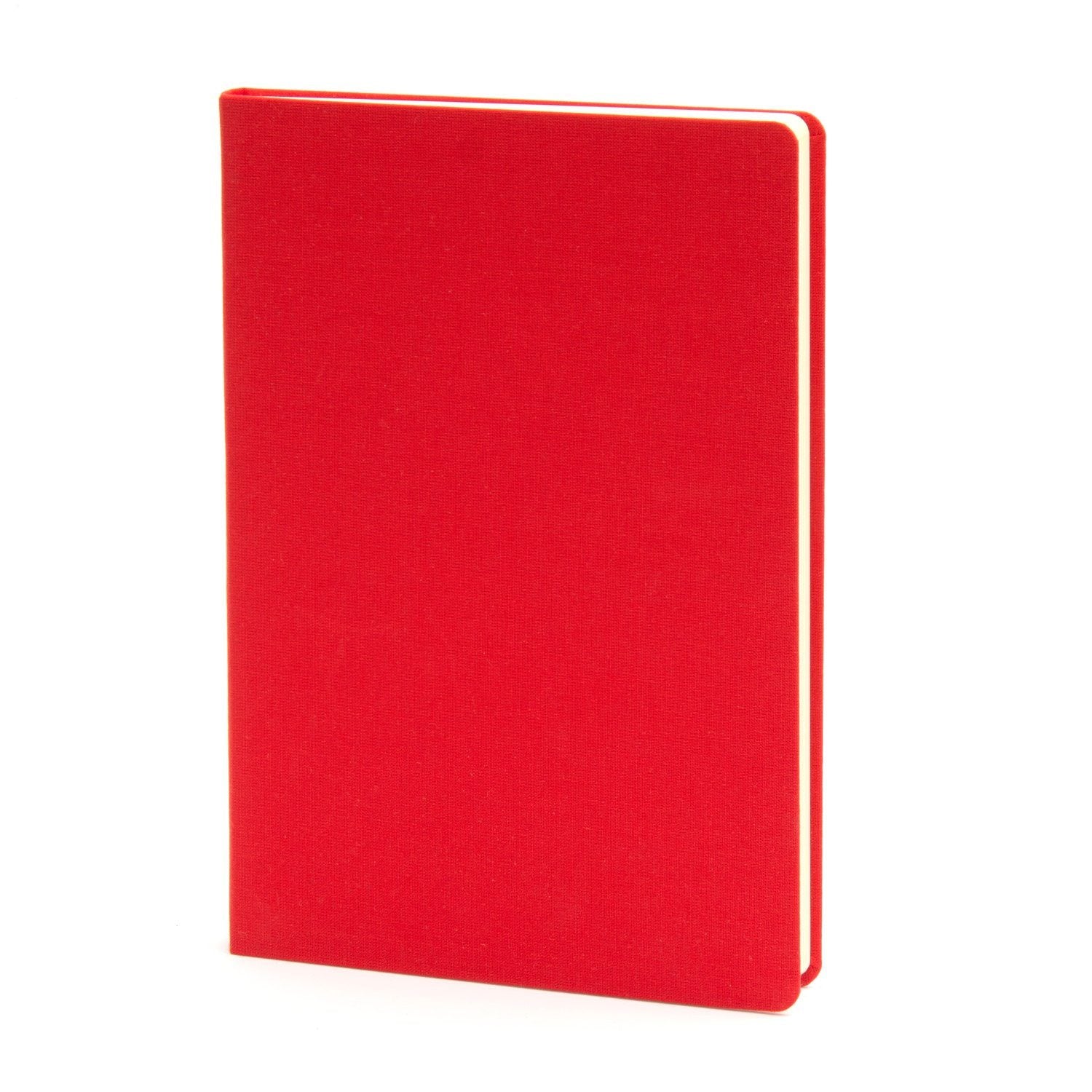 Bindewerk Linen Flex-Cover A5 Notebook Notebook Bindewerk Red