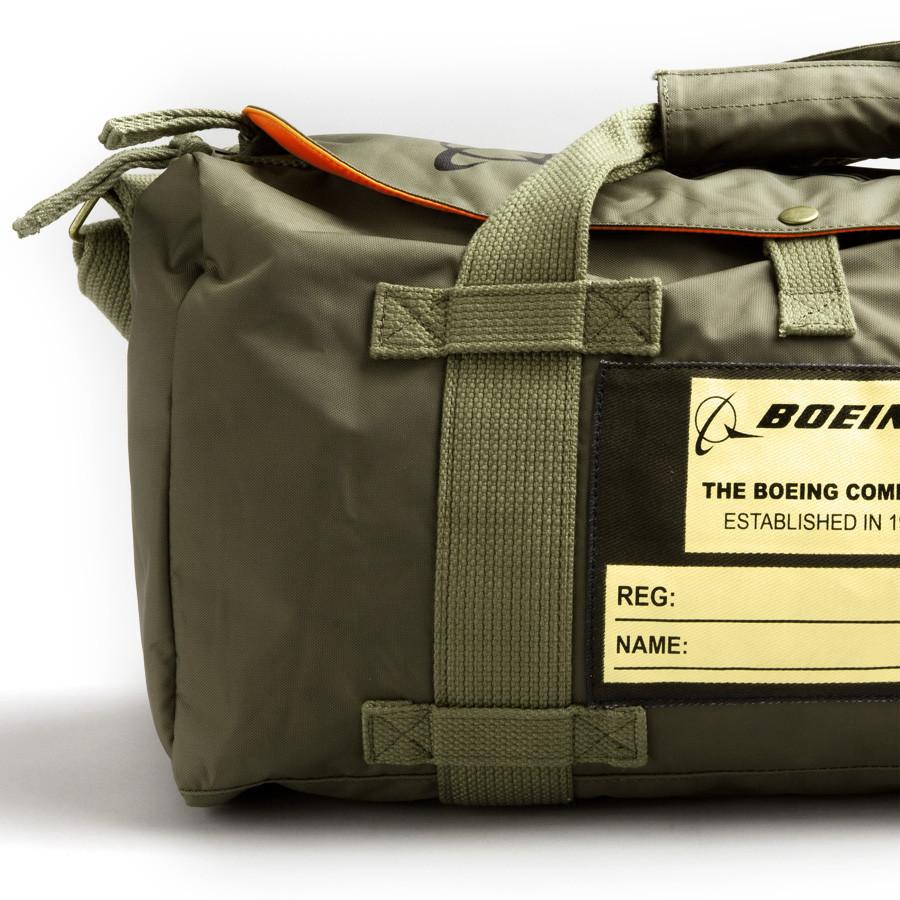 Red Canoe Boeing Nylon Stow Bag Leather Bag Red Canoe