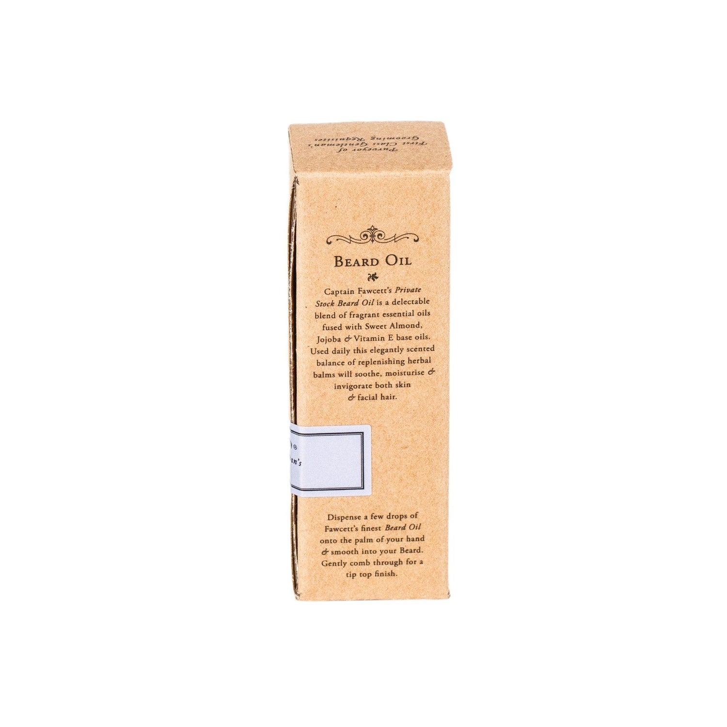 Captain Fawcett Private Stock Beard Oil, Travel Size Beard Oil Captain Fawcett