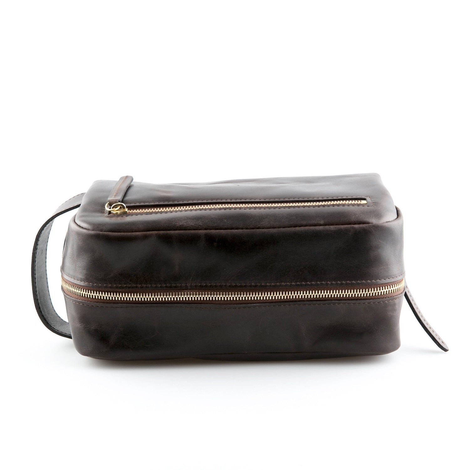 Daines & Hathaway Dopp Kit, Brooklyn Leather Grooming Travel Case Daines & Hathaway