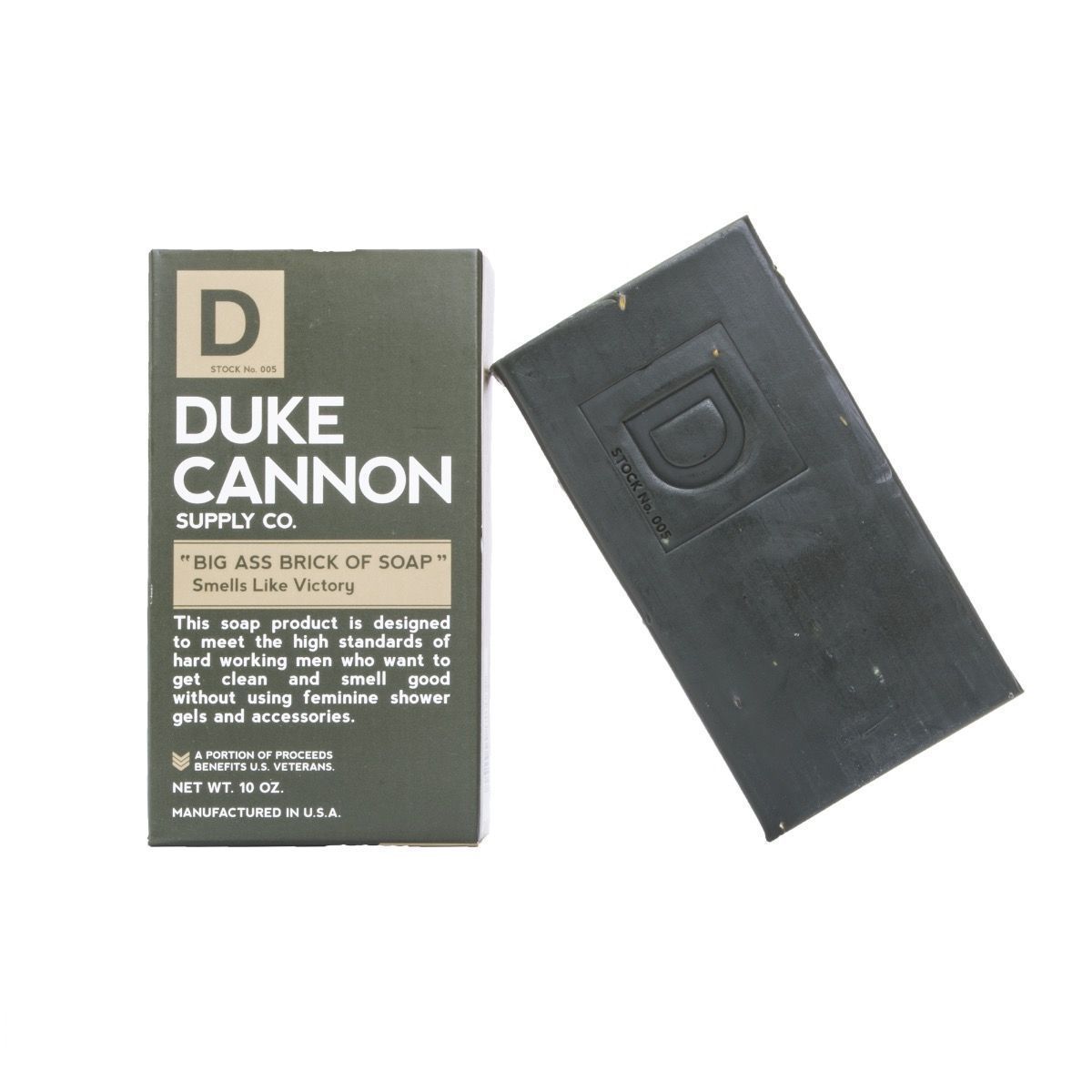 Duke Cannon Supply Co. Big Ass Brick of Soap, Victory (Green Bar) Body Soap Duke Cannon Supply Co