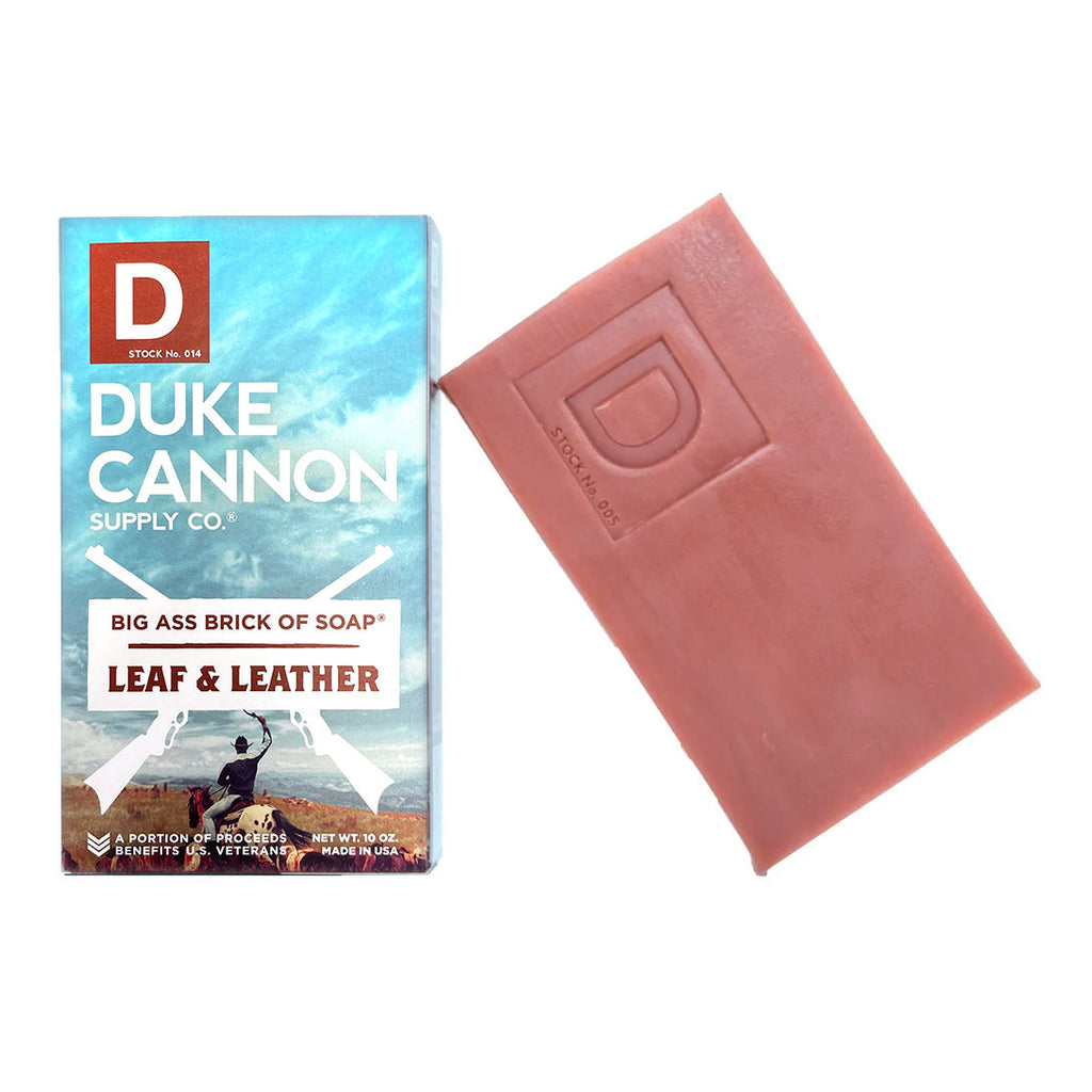 Duke Cannon Supply Co. Big Ass Brick of Soap, Leaf & Leather Body Soap Duke Cannon Supply Co 