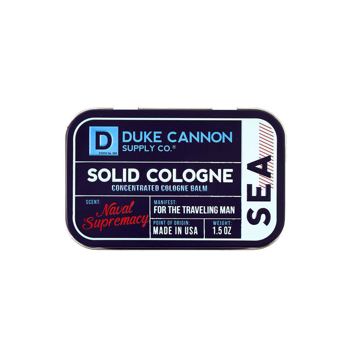 Duke Cannon Supply Co. Solid Cologne Fragrance for Men Duke Cannon Supply Co Sea